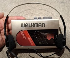 RARE VINTAGE WALKMAN SONY  WM-24 GOLD,NEW BELT,VERY GOOD CONDITION FULLY VORKING