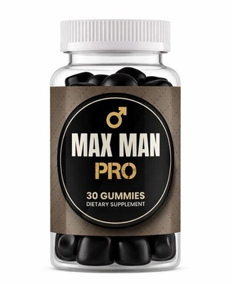 Max Man Pro Advanced Male Health Supplement to Boost Energy & Endurance 30Gummy