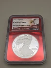 2023 W American Silver Eagle First Day Of Issue PF 70 Ultra Cameo