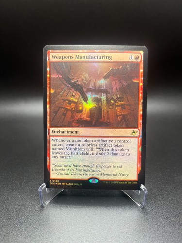 MTG, Edge of Eternities, Weapons Manufacturing Foil