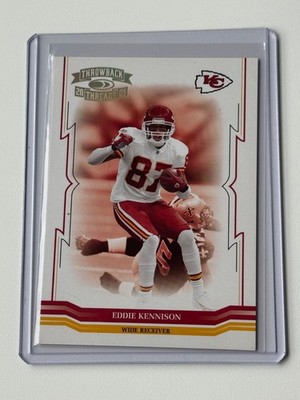 2005 Donruss Throwback Threads Gold Holofoil /99 Eddie Kennison #75