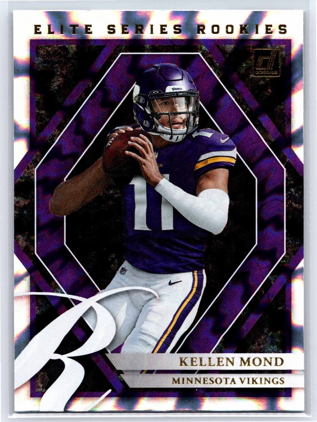 2021 Panini Donruss Football Elite Series Rookies Kellen Mond Vikings ESR-KMO