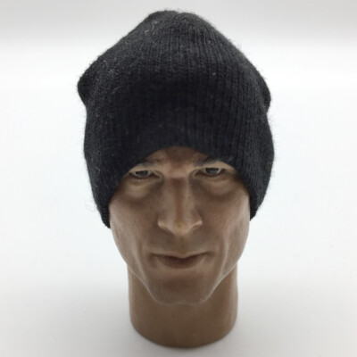 1/6 Scale Zubehör schwarze gestrickte Beanie Mütze für 12 Zoll Actionfigur
