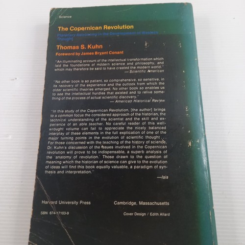 The Copernican Revolution by Thomas S Kuhn Planetary Astronomy & Western Thought - Picture 3 of 12