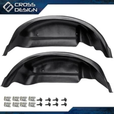 2Pcs Rear Wheel Well Guards Fit For 2015-2020 Ford F-150 Inner Fender Mud Flaps