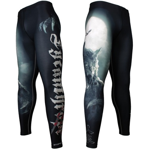 FY-126 LICANTROPO Compresión Piel Apretada Capa Base MMA Spats Protector contra Erupciones BJJ - Imagen 1 de 6