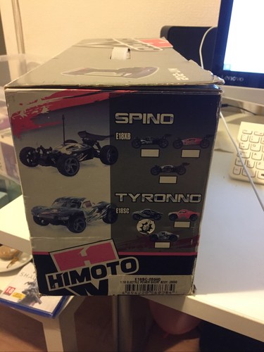 Camión eléctrico Himoto Racing Tyronno escala 1/18 4x4 radiocontrol curso corto sin escobillas - Imagen 10 de 10