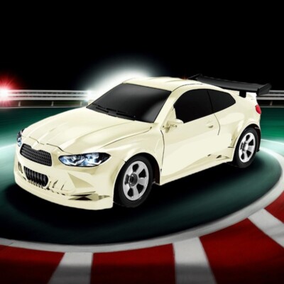 1/64 2.4G RC Drift Car Race Car Remote Control Drift Car 4WD Mini Toy W/Light US