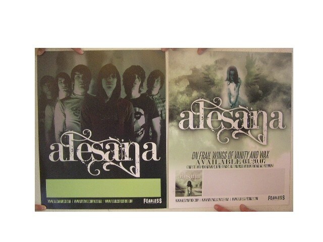 Alesana Poster 'On Frail Wings Of Vanity And Wax' Two Sided | eBay
