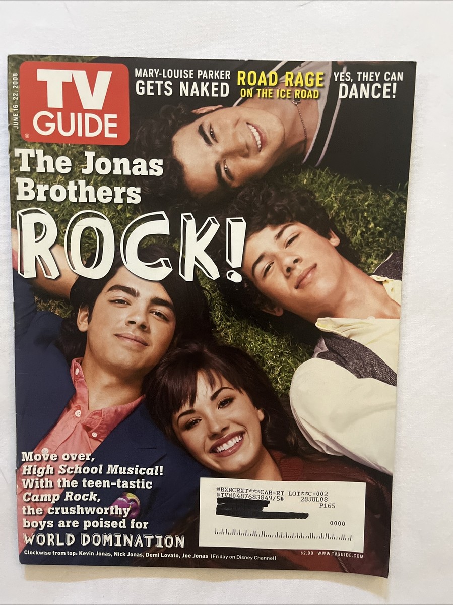 2008 June 16-22 TV Guide Magazine The Jonas Brothers Rock! (CP191