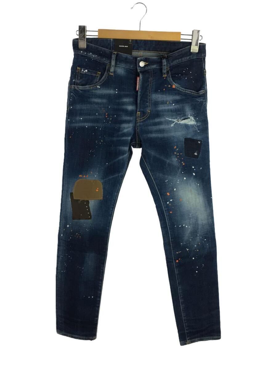 DSQUARED2 Others SKATER JEAN BOTTOM 44 COTTON INDIGO KNEE 