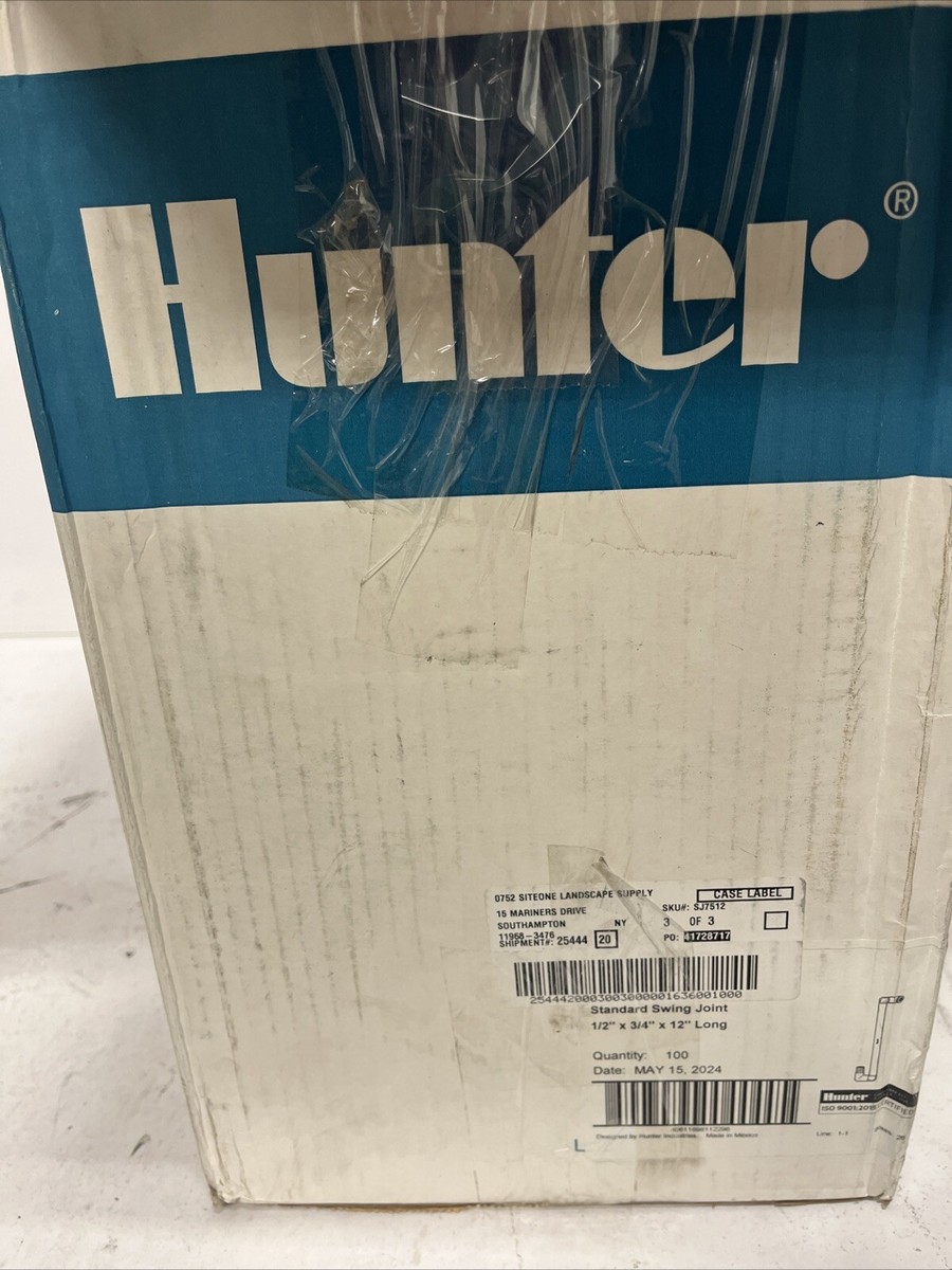 100 - Hunter SJ-7512 Swing Joints 12&quot; Length Size 1/2&quot; x 3/4&quot; x 12 