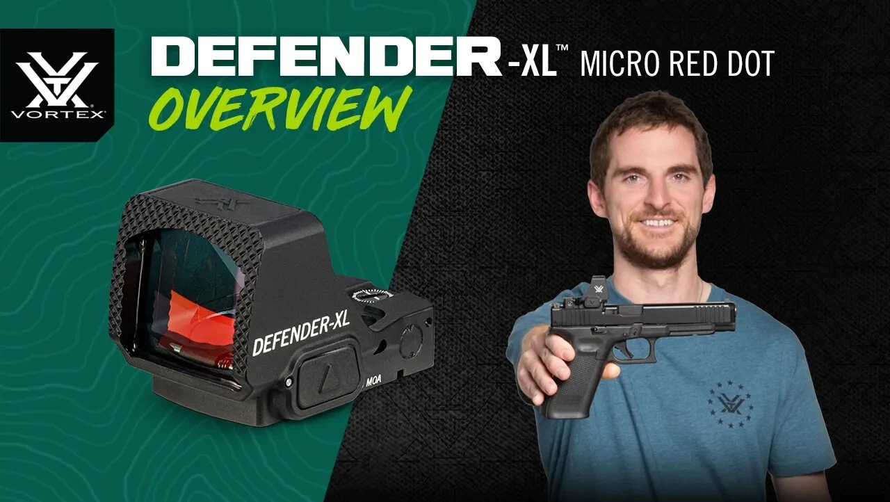 Vortex Optics Defender-XL Micro Waterproof 8 MOA Red Dot Sight