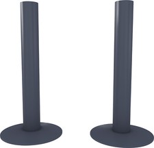 UK Radiators Pipe Covers & Collars Pipe Sleeves Easy Fit Brass Anthracite 130mm