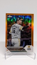 Nao Higashihama 2023 Topps NPB Chrome Orange #/25 #90 Fukuoka SoftBank Hawks