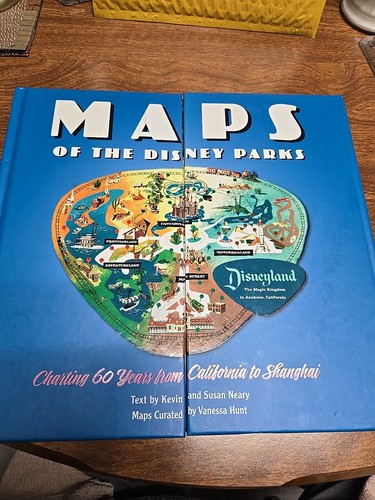 Maps of the Disney Parks : Charting 60 Years from California to Shanghai by...