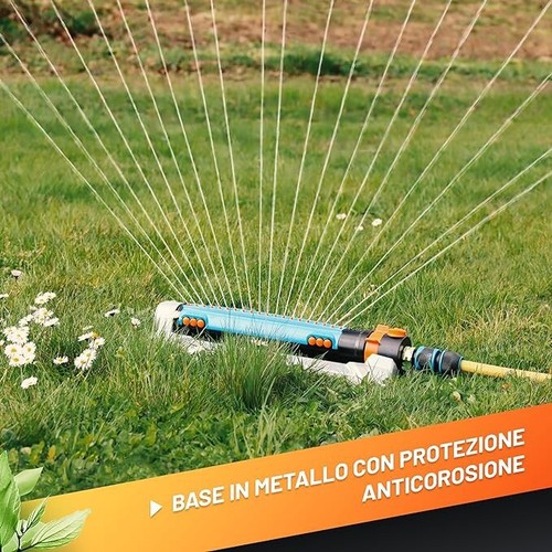 Gartenregner Rasen oszillierend automatisch aus Metall bis 462 m² - Bild 5 von 7