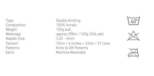 Cygnet Doppelt Gestrickt 2297 Schokolade 100g Wolle Garn - Bild 2 von 3