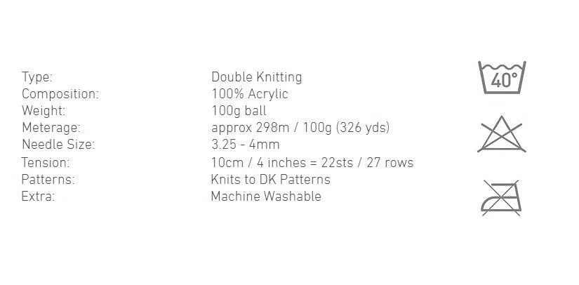 Cygnet DK Doppelstrick 2297 Schokolade 100g Wolle Garn - Bild 2 von 3