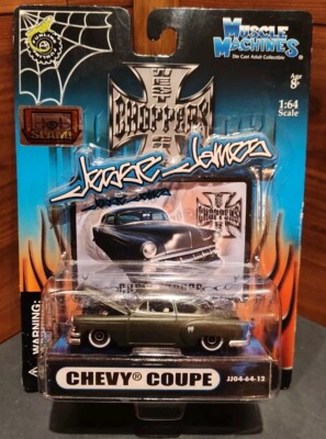 2004 MUSCLE MACHINES JESSE JAMES WEST COAST CHOPPERS CHEVY COUPE 1:64