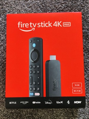 Amazon Fire TV Stick 4K Max 2. Gen mit verbesserter Alexa-Sprachfernbedienung (versiegelt)