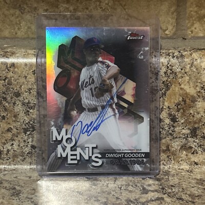2024 Topps Finest Dwight Gooden #FMA-DG Finest Moments Auto