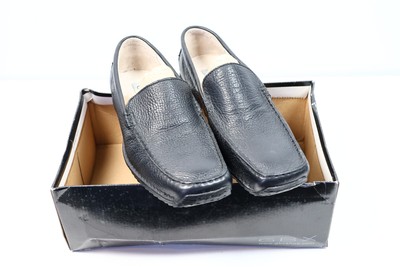 GBX Black Pebbled Leather Loafers SZ 10! NEW! | eBay display picture 3