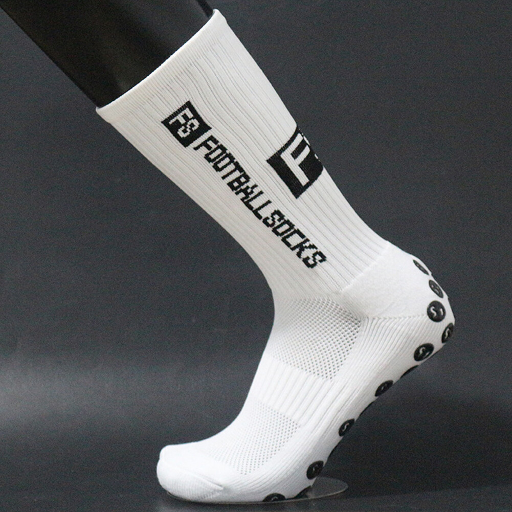 2 pairs football grip socks non skid non slip grip basketball socks for