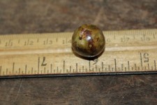 Vintage Clay Glazed Marble Bennington