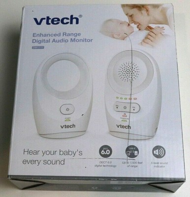 vtech dm1111 enhanced range digital audio baby monitor