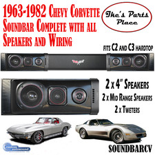 Custom Autosound 1963-1982 Chevy Corvette Soundbar W3 Sets Of Speakers Wiring Custom Autosound 1963-1982 Chevy Corvette Soundbar W3 Sets Of Speakers Wiring