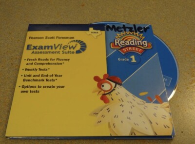 Reading Street Texas Grade 1 Exam View Assessment Suite Disc Scott Foresman CD