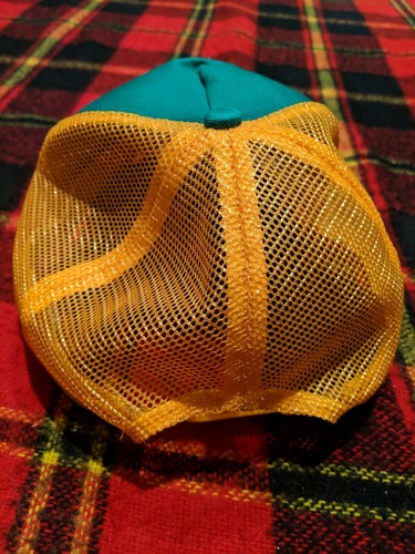 John Deere Trucker Hat John Deere Green Patch Yellow Mesh Back Snapback - Picture 2 of 4