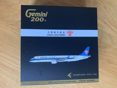 CHINA SOUTHERN ERJ-190 EMBRAER Diecast Gemini 200 Model 1:200 G2CSN615 B-3148 - Picture 4 of 12