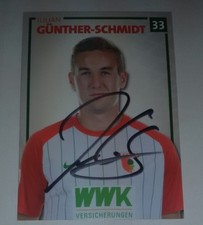 Julian Günther-Schmidt (FC Augsburg 2017/2018) FCA Carl Zeiss Jena departure rare 