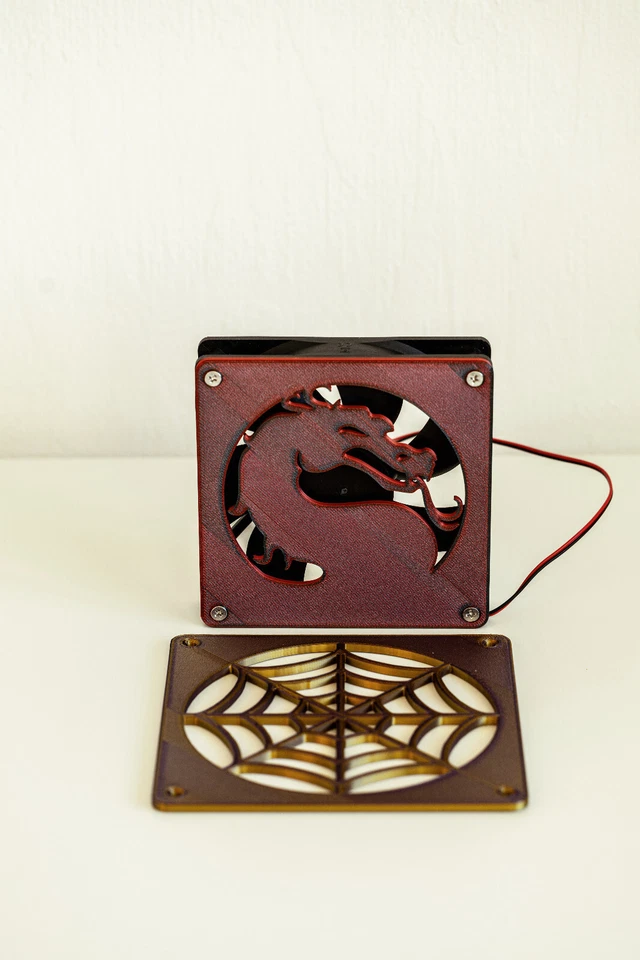 PC Fan Shroud / Grill / Cover – 120 mm, 140 mm - Bild 3 von 4