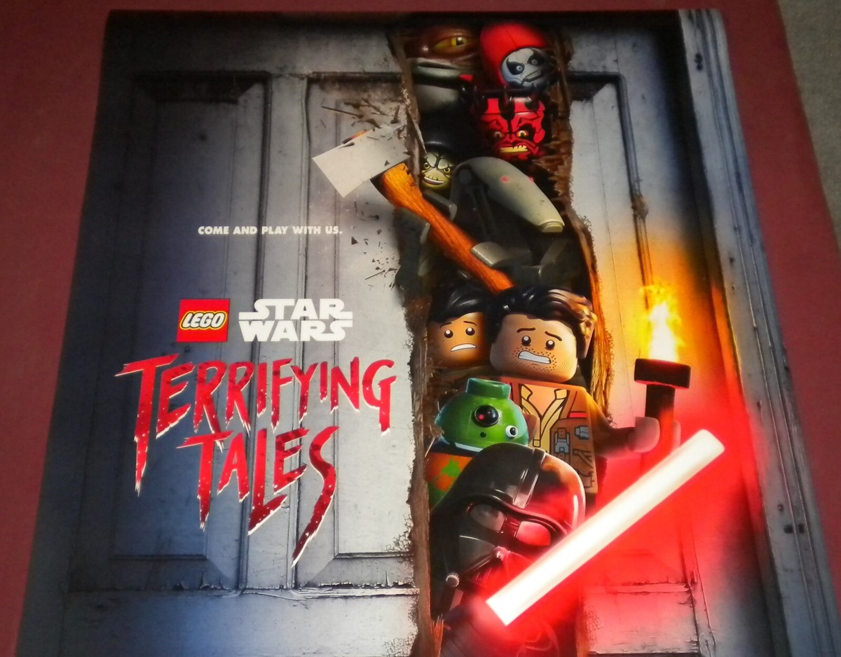 Star Wars Terrifying Tales Movie Poster 27x40 D/S Lego Disney+ BB8 Poe  Dameron