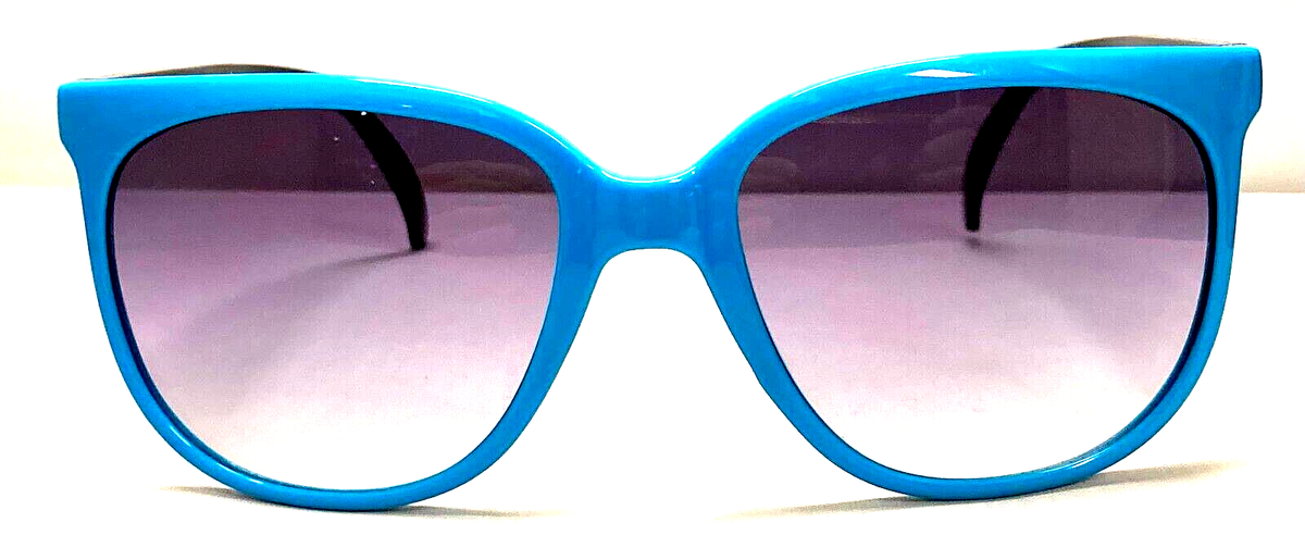 Hoven Zeen Sunglasses Melrose Collection White Gloss Wrap Frames Purple Gradient Clear Oversized Acetate Trapezoid Gradient Sunglasses with  main image 4