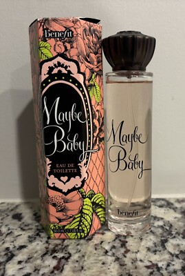 Benefit MAYBE BABY Eau de Toilette 1.7 oz / 50 ml Perfume Fragrance Spray Rare