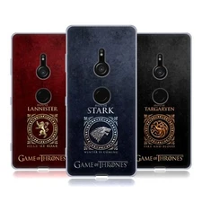 OFFICIAL HBO GAME OF THRONES METALLIC SIGILS SOFT GEL CASE FOR SONY PHONES 1
