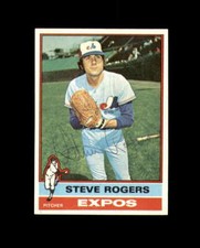 Steve Rogers Signed 1976 Topps Montreal Expos Autograph