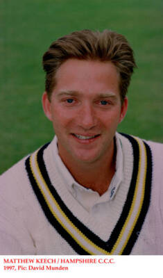Matthew Keech Hampshire CCC Old Player Cricket Photo 1