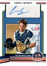 Campbell Smithwick 2023 USA Baseball Stars and Stripes Signatures