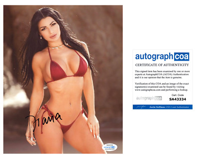 Diana Sparks Signed Autographed 8x10 Photo Sexy Model ACOA COA | eBay