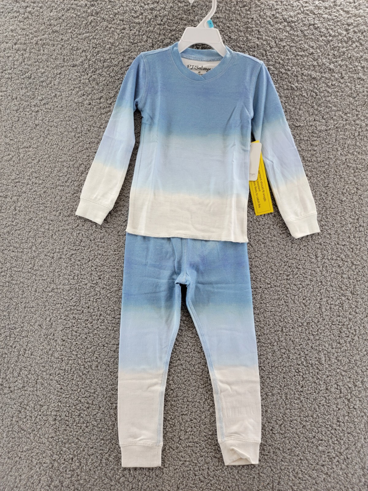 PJ Salvage 2-pc Pajama Set Unisex Kids' 4T Denim Long Sleeve Top & Pull On Pants