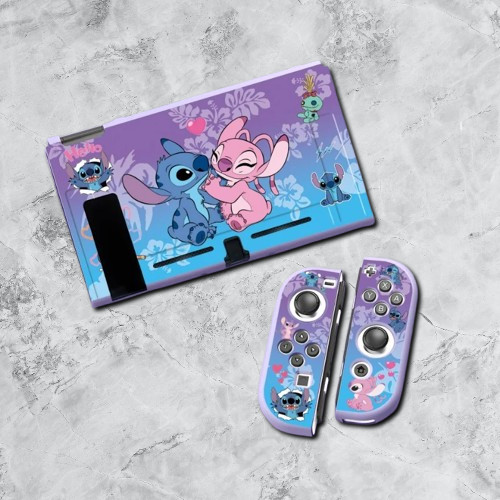 Coque de Protection Nintendo Switch Lilo et Stitch pour Console Transportable en Voyage