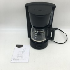 Amazon Basics 5 tazas con jarra de vidrio sin filtro reutilizable, máquinas de café