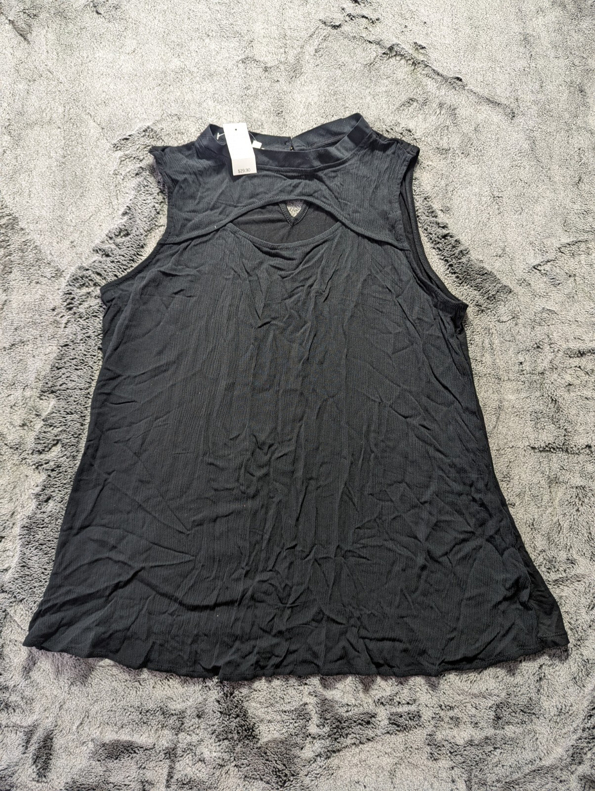 Maurices Sleeveless Top Women's Size Large Black