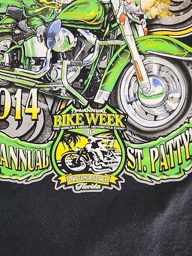 Daytona Beach 2014 73rd Anniversary Bike Week Lg ST PATTYS DAY Leprechaun B13 - Picture 4 of 10