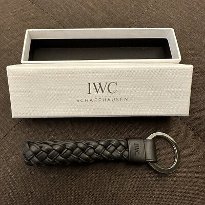 IWC Calf Leather Key Ring Complete with IWC White Packaging Box